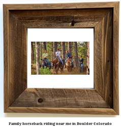 family horseback riding near me in Boulder, Colorado